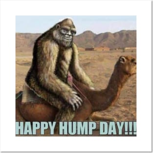 happy hump day Posters and Art